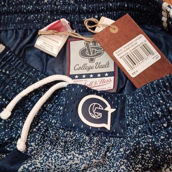 Mitchell & Ness Georgetown Hoyas shorts sz:MEDIUM College Vault Series NWT - Picture 5 of 9